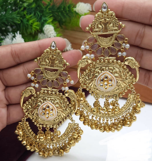 Brass jhumka