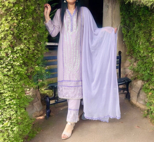 Handwork pakistani 3-piece suit